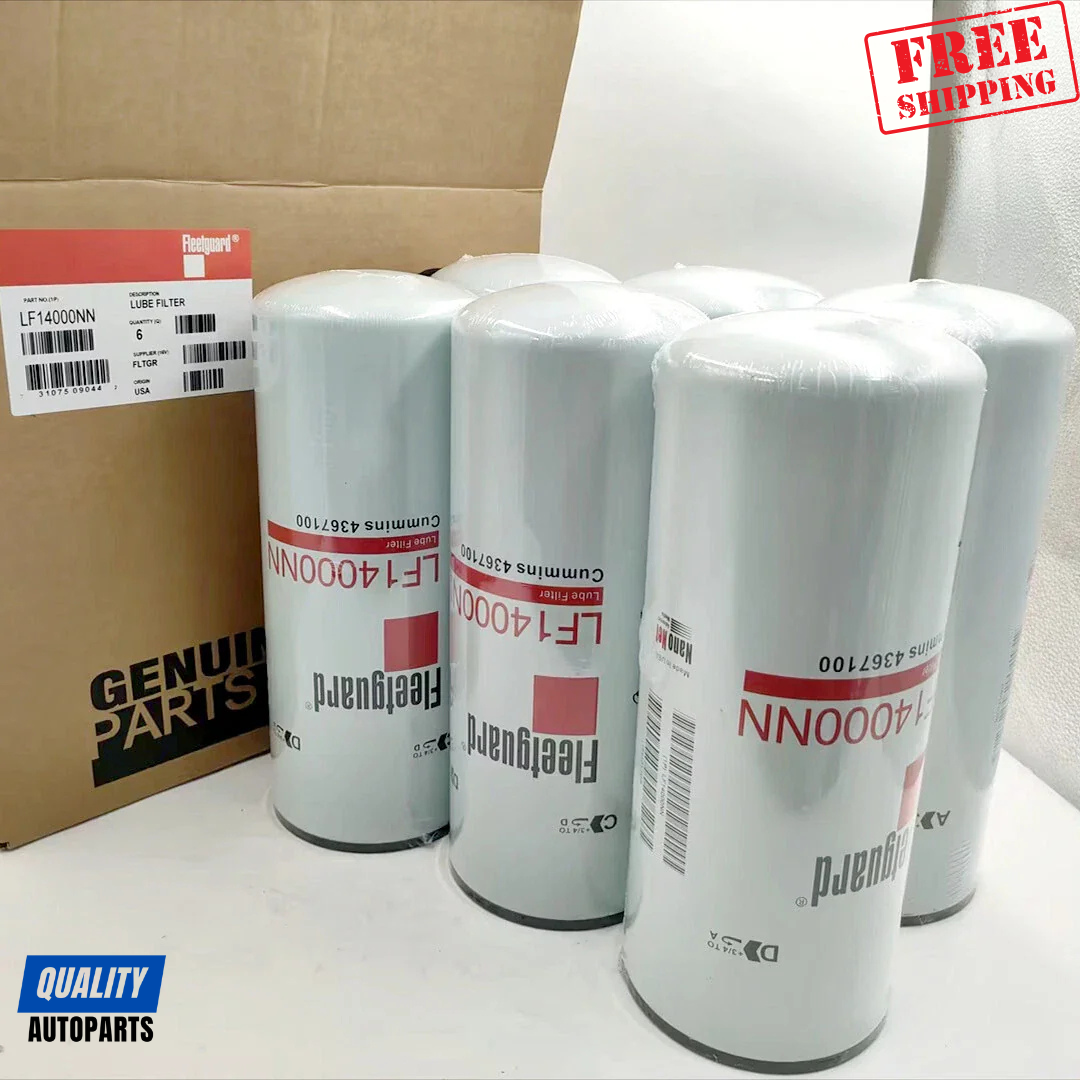 Fleetguard LF14000NN Oil Filter Cummins Filtration (Set of 6)