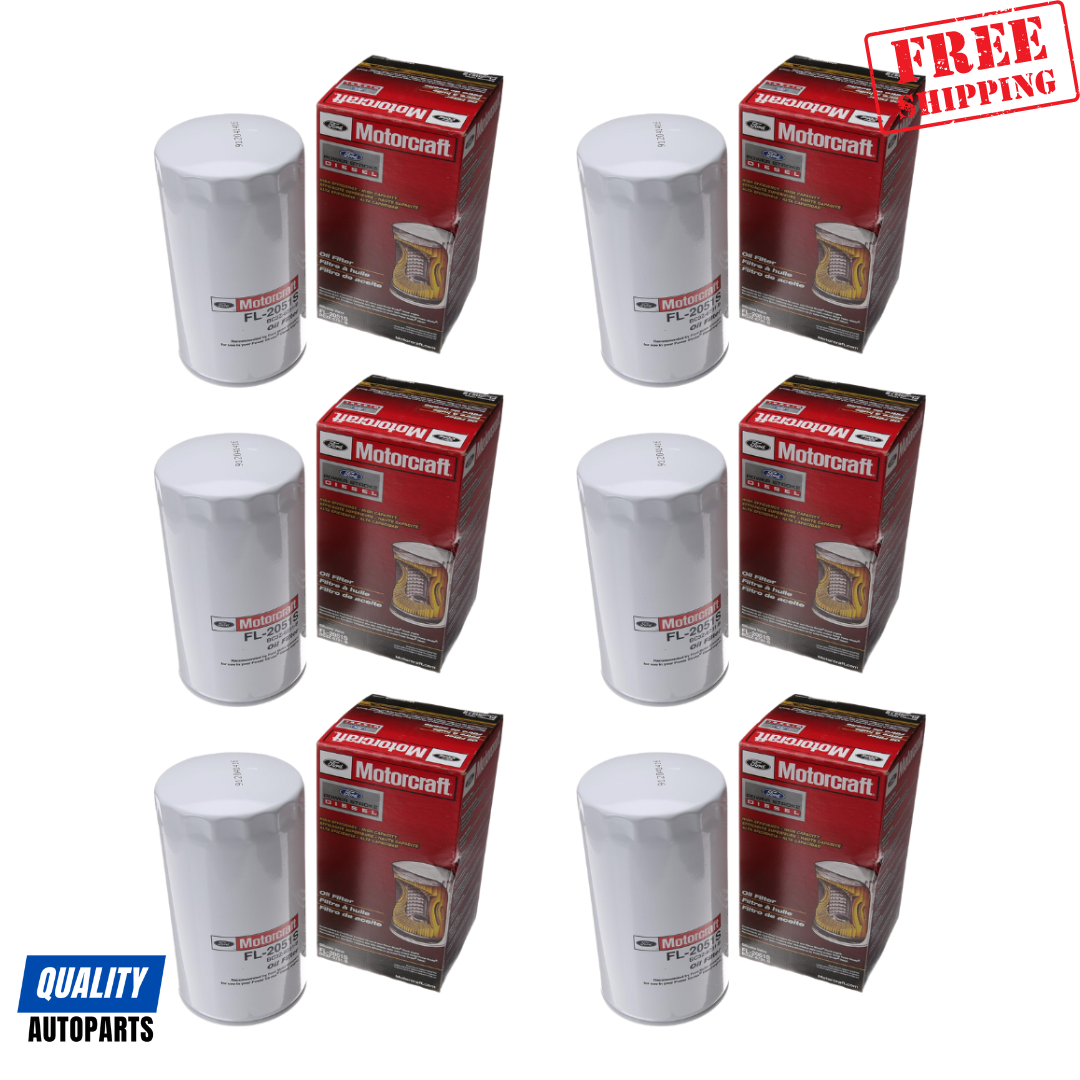 Motorcraft FL2051S 6.7 Powerstroke Oil Filter (Set of 6)