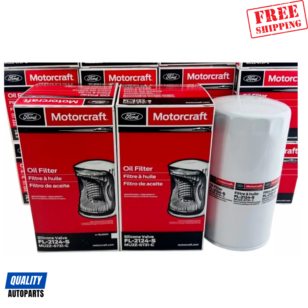Motorcraft FL2124s Ford Oil Filter 6.7 Powerstroke (Set of 6)