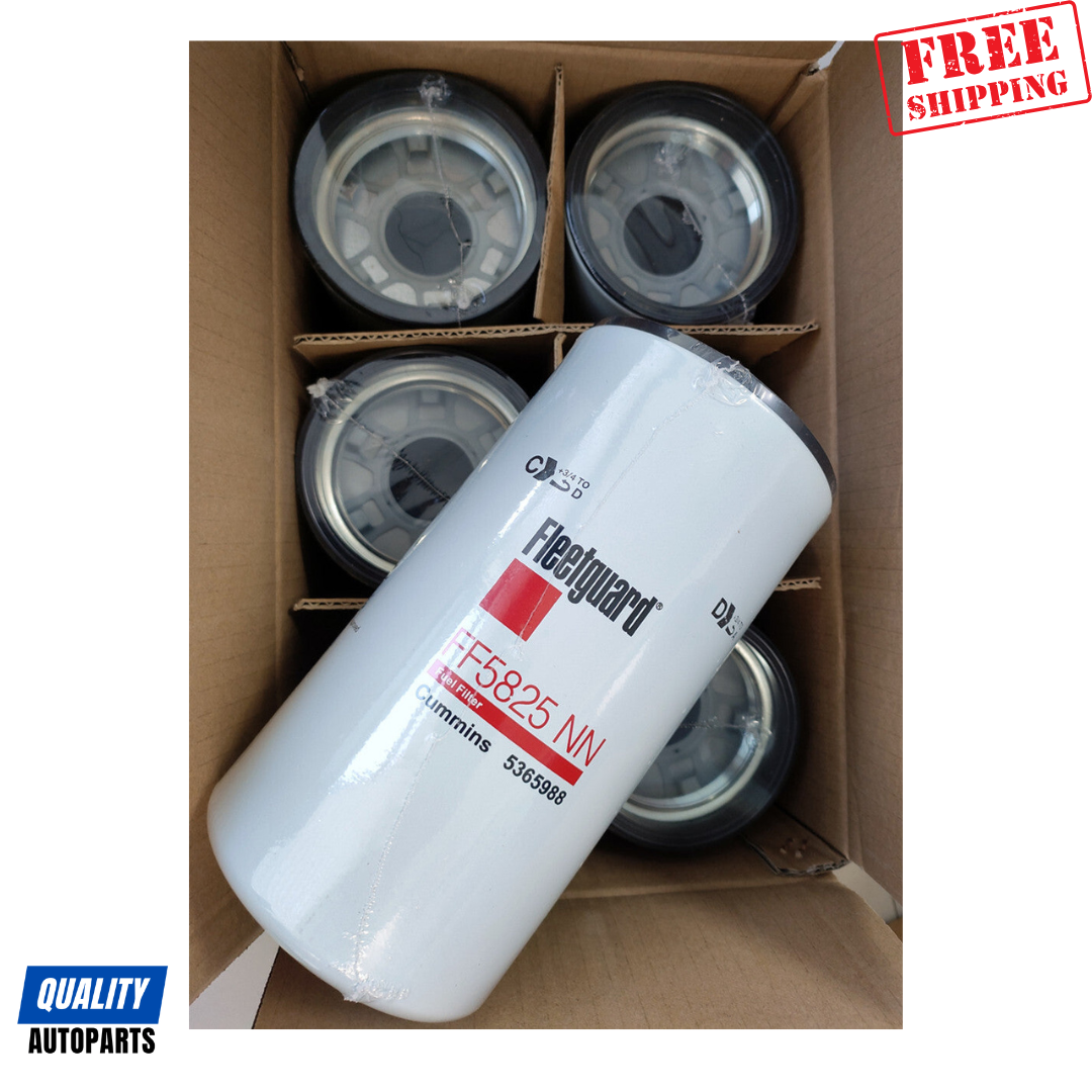 Fleetguard FF5825 Cummins Fuel Filter X15 5599456 (Set of 6)