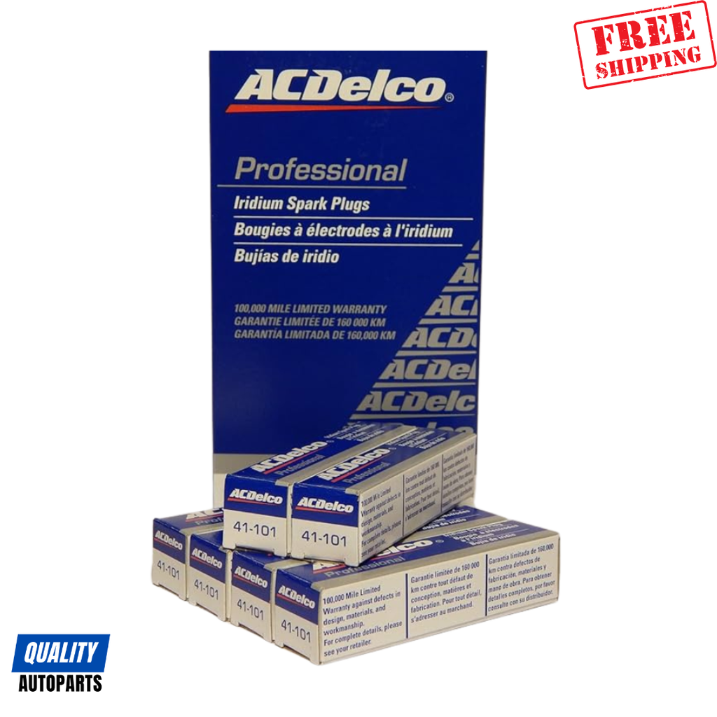 AC Delco 41-101 Spark Plugs For Chevy Silverado (Set of 6)