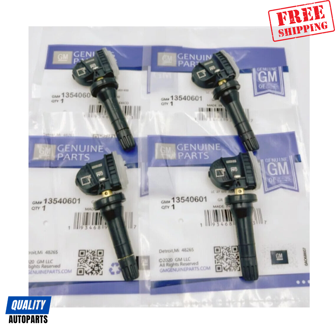 AC Delco GM 13540601 Tire Pressure Sensor TPMS For Chevy Silverado (Set of 4)
