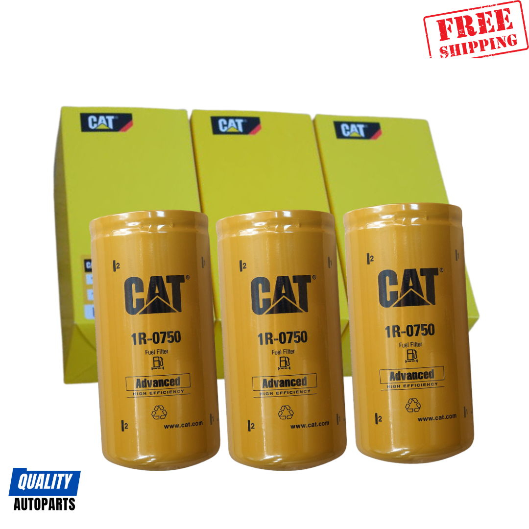 CAT 1R-0750 Caterpillar Fuel Filter (Set of 6)