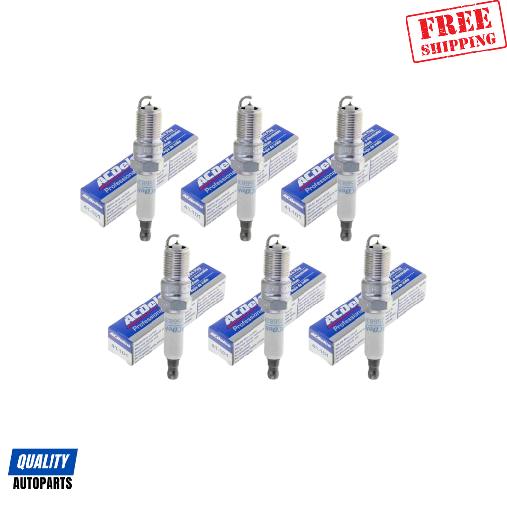 AC Delco 41-101 Spark Plugs For Chevy Silverado (Set of 6)