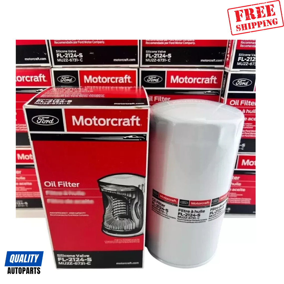 Motorcraft FL2124s Ford Oil Filter 6.7 Powerstroke (Set of 6)