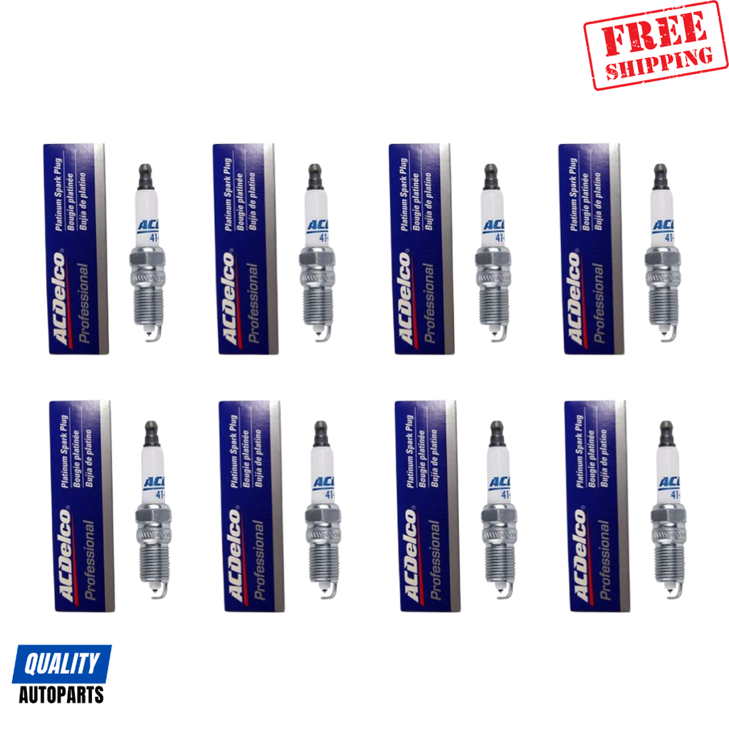 AC Delco 41 962 Spark Plug For Chevy Silverado Professional Platinum Plugs (Set of 8)