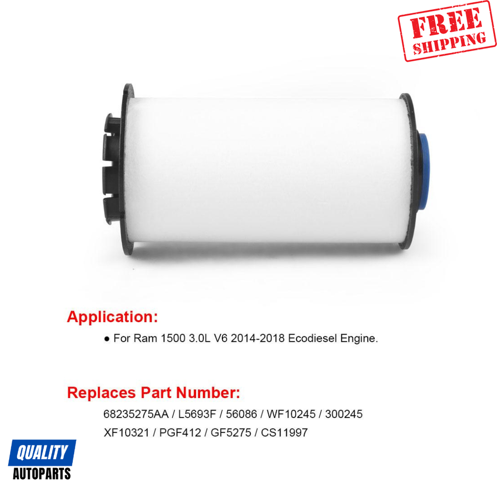 Mopar 68235275AA Dodge Ram 1500 Eco diesel Fuel Filter